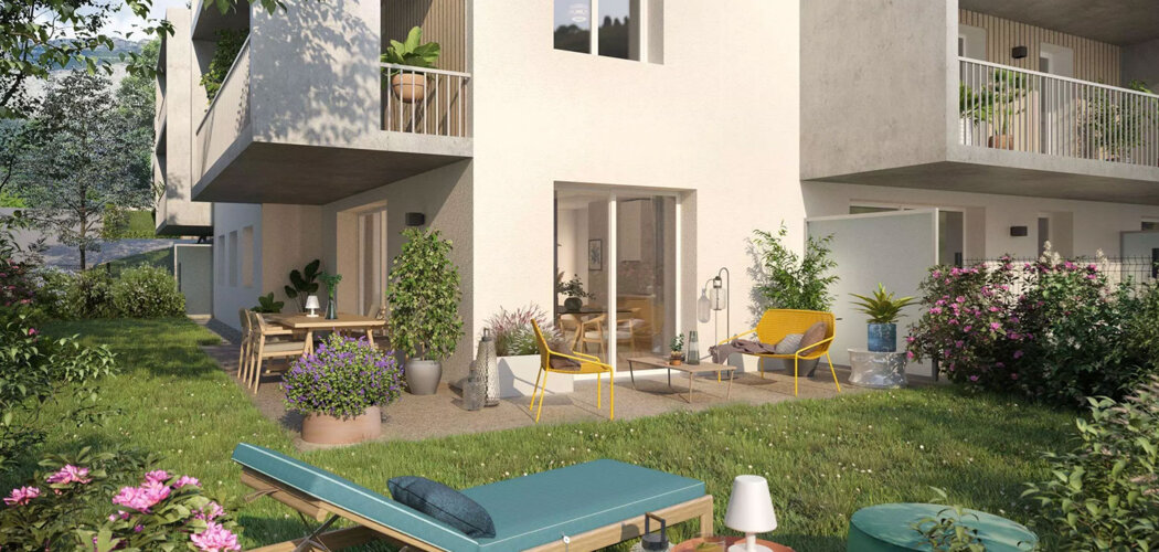 Programme immobilier neuf Les Azurés - Montbonnot Saint Martin appartements avec vues sur Belledonne (38330) - Référence : 17555