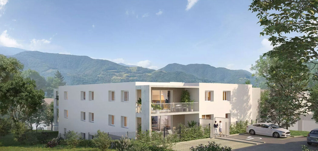 Programme immobilier neuf Les Azurés - Montbonnot Saint Martin appartements avec vues sur Belledonne (38330) - Référence : 17555