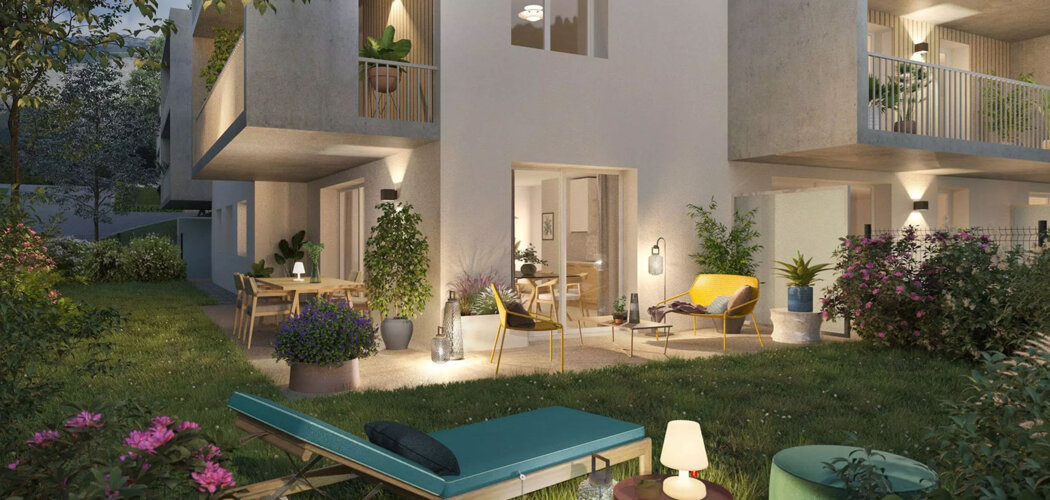 Programme immobilier neuf Les Azurés - Montbonnot Saint Martin appartements avec vues sur Belledonne (38330) - Référence : 17555