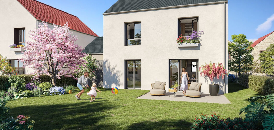 Programme immobilier neuf DOMAINE DE LA PLAINE - Montesson maisons neuves à 9 min de la gare de Sartrouville (78360) - Référence : 17696