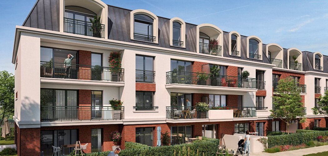 Programme immobilier neuf Les Jardins d'Adèle (93) - Montfermeil à deux pas du tramway T4 (93370) - Référence : 16397