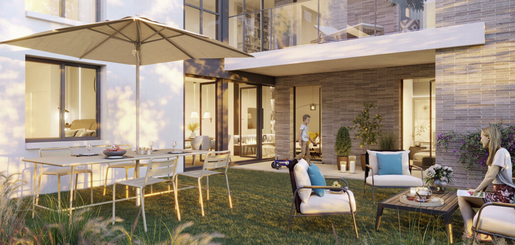 Programme immobilier neuf Terrasses de l'Odyssée -  Montigny-le-Bretonneux : appartements neufs du studio au 5 pièces à 7 min de la gare (78180) - Référence : 15398