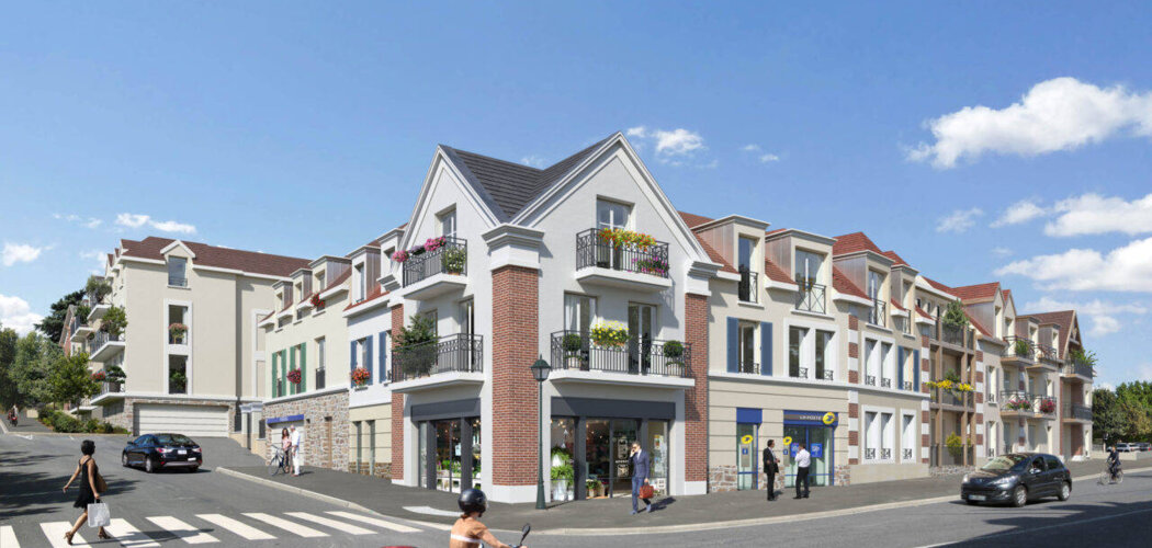 Programme immobilier neuf Les Hauts du Chateau - Montigny-lès-Cormeilles : Appartements T2–T4 avec terrasses, jardins privatifs et proximité cœur du village (95370) - Référence : 14719