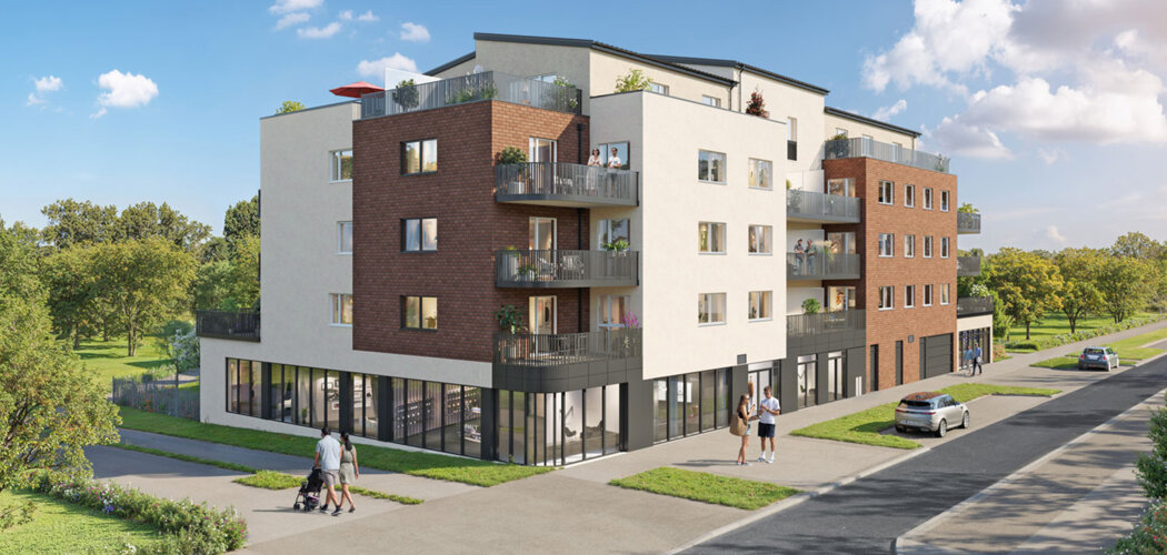 Programme immobilier neuf QUARTIER LIZE - LES TERRASSES DE LIZE - Montigny-lès-Metz résidence contemporaine à 9 min de la gare (57950) - Référence : 18046