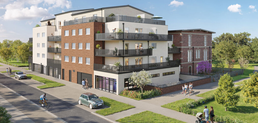 Programme immobilier neuf QUARTIER LIZE - LES TERRASSES DE LIZE - Montigny-lès-Metz résidence contemporaine à 9 min de la gare (57950) - Référence : 18046