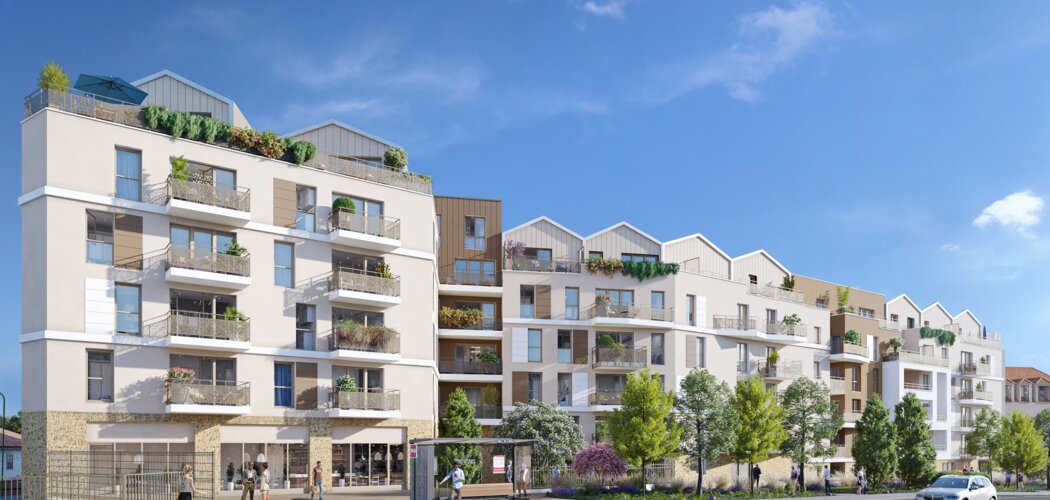 Programme immobilier neuf Domaine du Château - Montlhéry à deux pas de la place du marché (91310) - Référence : 16029