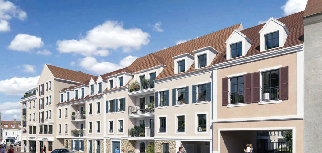 Programme immobilier neuf Closerie Coeur Village - Montlhéry : appartements neufs du studio au 4 pièces en plein cœur du village (91310) - Référence : 14976