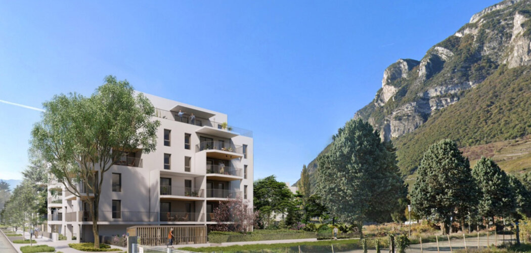 Programme immobilier neuf SURYA - Montmélian face aux massifs avec résidence moderne et parc (73800) - Référence : 17139