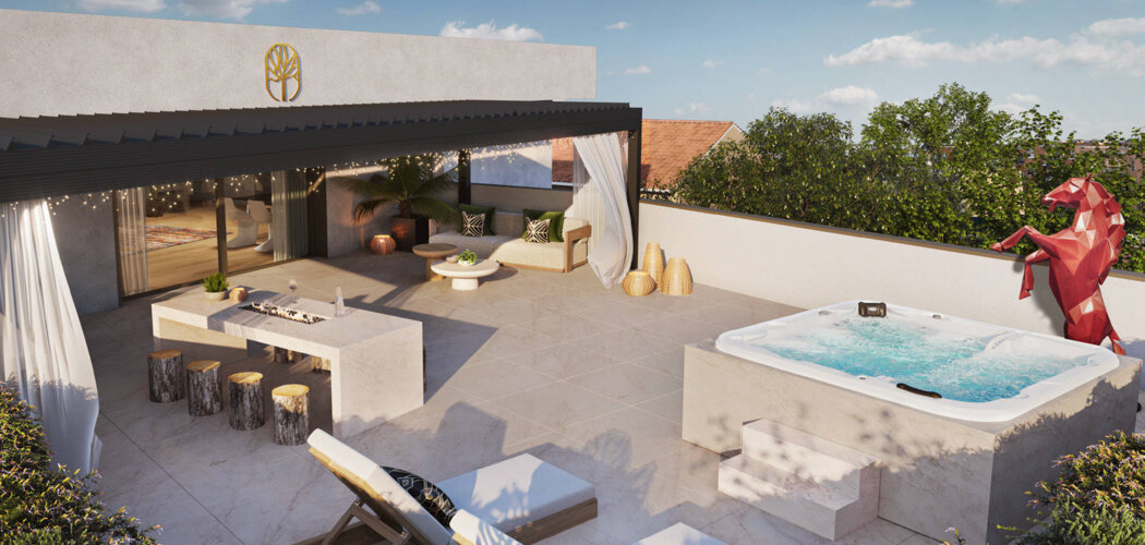 Programme immobilier neuf Villa Manon - Montpellier : 7 logements neufs T2–T5 avec villa en attique dans le quartier Boutonnet (34000) - Référence : 15757