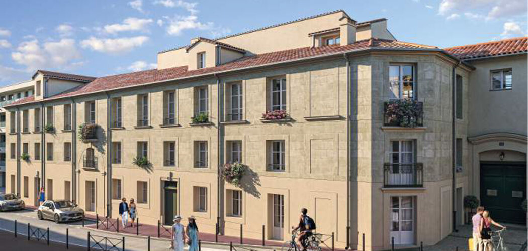 Programme immobilier neuf CLOS DE LA MERCI - Montpellier à proximité de Peyrou-Tribunal (34000) - Référence : 14246
