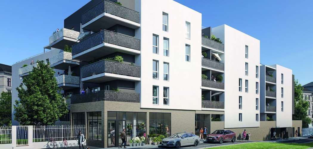 Programme immobilier neuf Le Triptyque - Montpellier à proximité immédiate du tramway ligne 3 (34000) - Référence : 16116