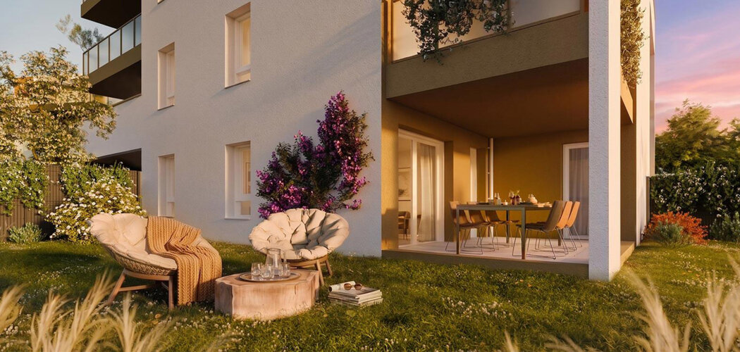 Programme immobilier neuf ALORA - Montpellier appartements avec terrasse dans le quartier Ovalie (34000) - Référence : 17491