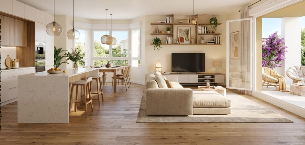 Programme immobilier neuf ALORA - Montpellier appartements avec terrasse dans le quartier Ovalie (34000) - Référence : 17491