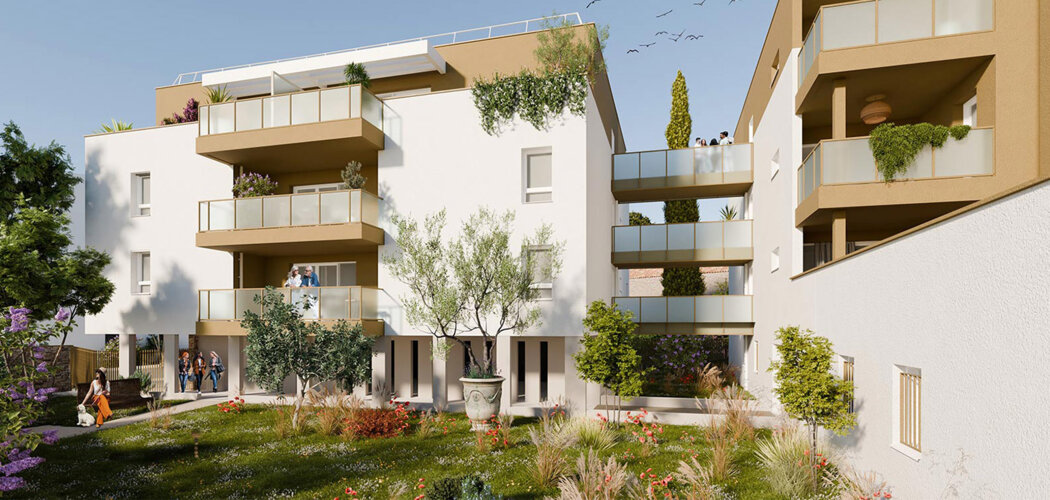 Programme immobilier neuf ALORA - Montpellier appartements avec terrasse dans le quartier Ovalie (34000) - Référence : 17491