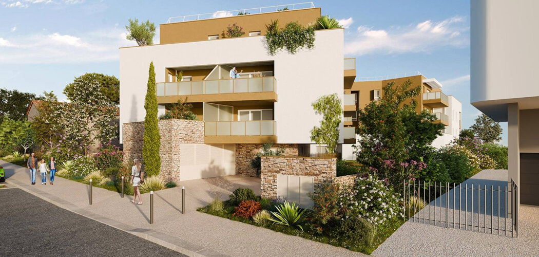 Programme immobilier neuf ALORA - Montpellier appartements avec terrasse dans le quartier Ovalie (34000) - Référence : 17491