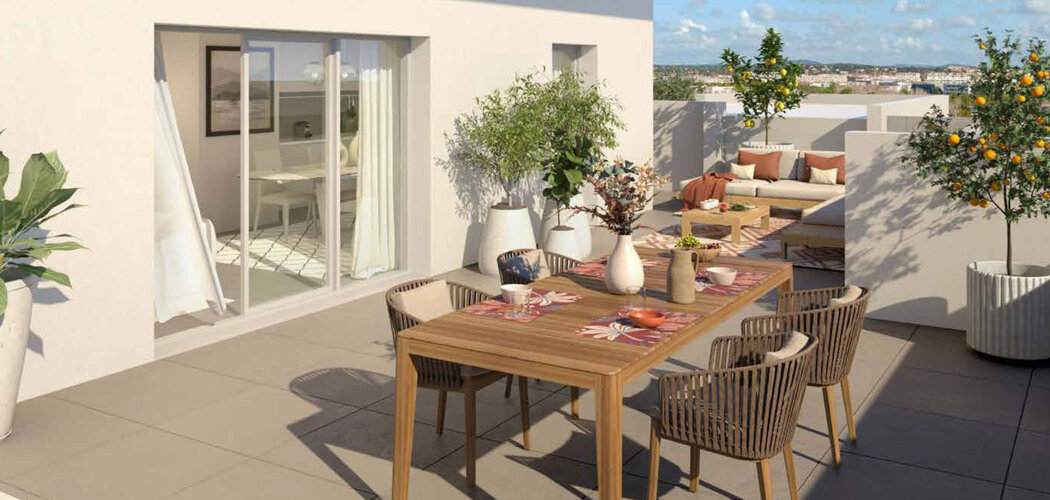 Programme immobilier neuf TIZIANO - Montpellier appartements lumineux près commerces et plages (34000) - Référence : 17479