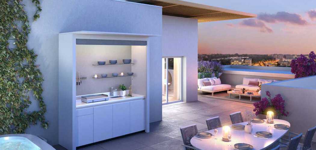 Programme immobilier neuf TIZIANO - Montpellier appartements lumineux près commerces et plages (34000) - Référence : 17479