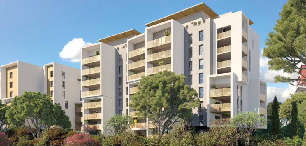 Programme immobilier neuf TIZIANO - Montpellier appartements lumineux près commerces et plages (34000) - Référence : 17479