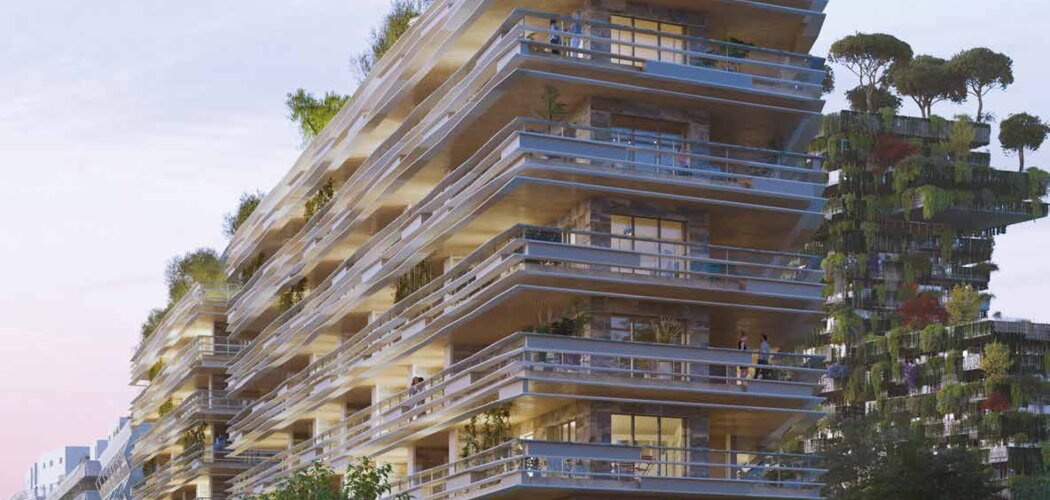 Programme immobilier neuf CASA PEIRA - Montpellier : appartements neufs du studio au 5 pièces au pied du parc de l’hôtel de ville (34000) - Référence : 15142