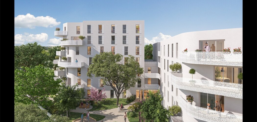 Programme immobilier neuf TRINITY - Montpellier : appartements neufs du studio au 5 pièces proche future ligne de tram 5 (34000) - Référence : 8246