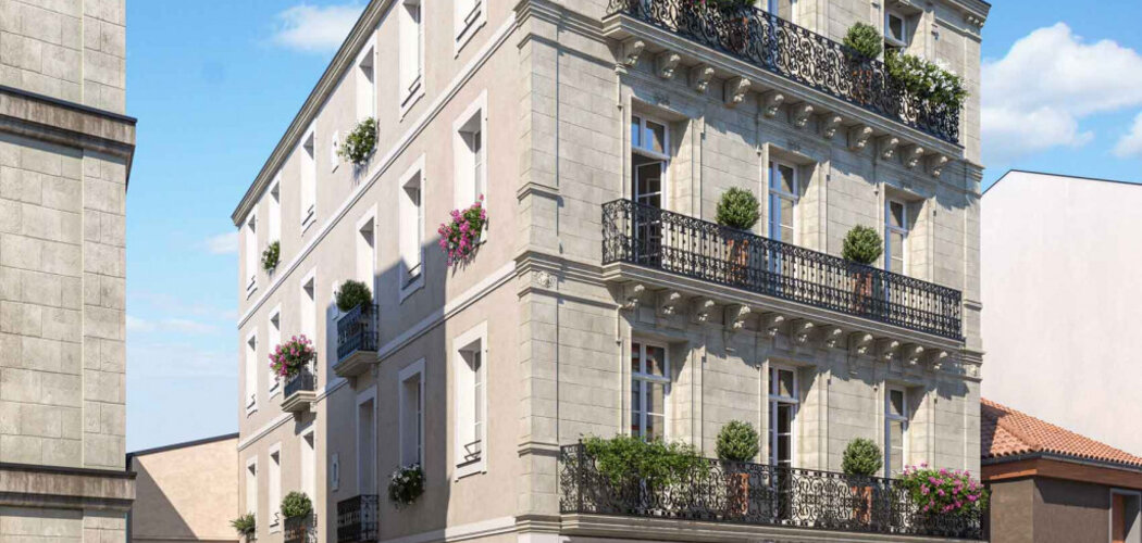 Programme immobilier neuf FAUBOURG DU COURREAU - Montpellier : Appartements studio–T3 avec balcons, déficit foncier et proximité centre historique (34000) - Référence : 14721