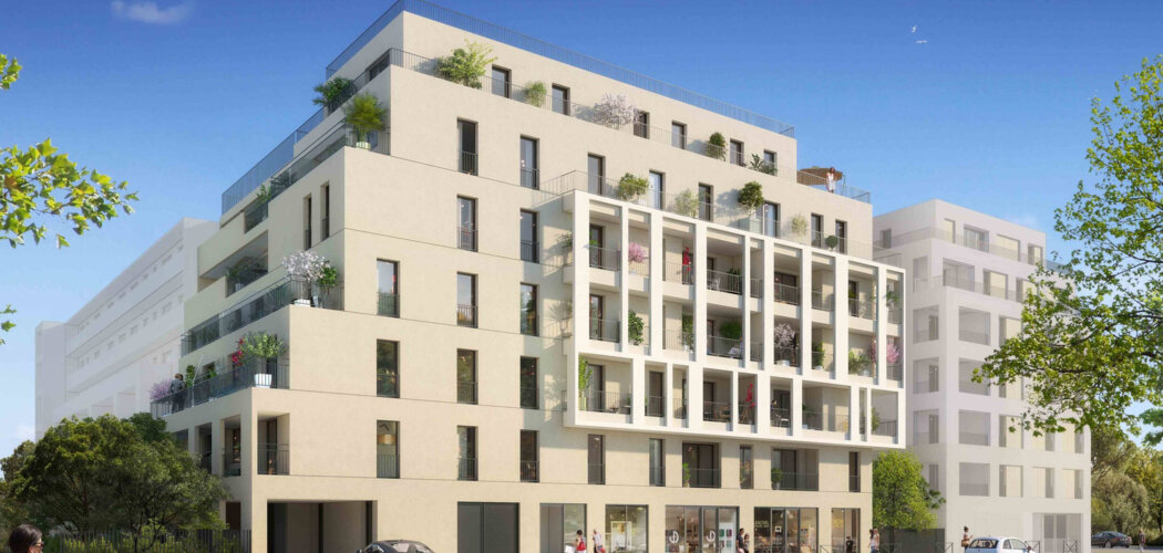 Programme immobilier neuf Diane Résidence - Montpellier : Appartements studio–T4 avec rooftop, terrasses et parkings à 800 m du Parc Montcalm (34000) - Référence : 5616