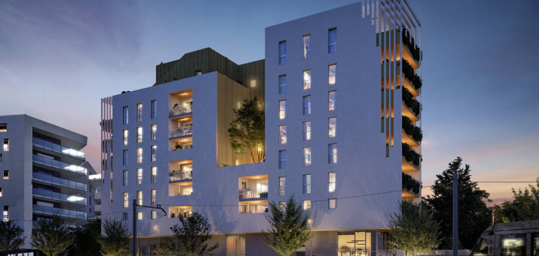 Programme immobilier neuf Australis - Montpellier : Appartements T2–T4 avec terrasses végétalisées, rooftop et proximité Port Marianne (34000) - Référence : 6837