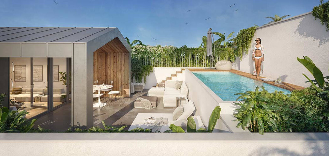 Programme immobilier neuf RESIDENCE THEIA - Montpellier : Appartements T2–T5 avec terrasses, parking sécurisé et proximité parc Montcalm (34000) - Référence : 14814