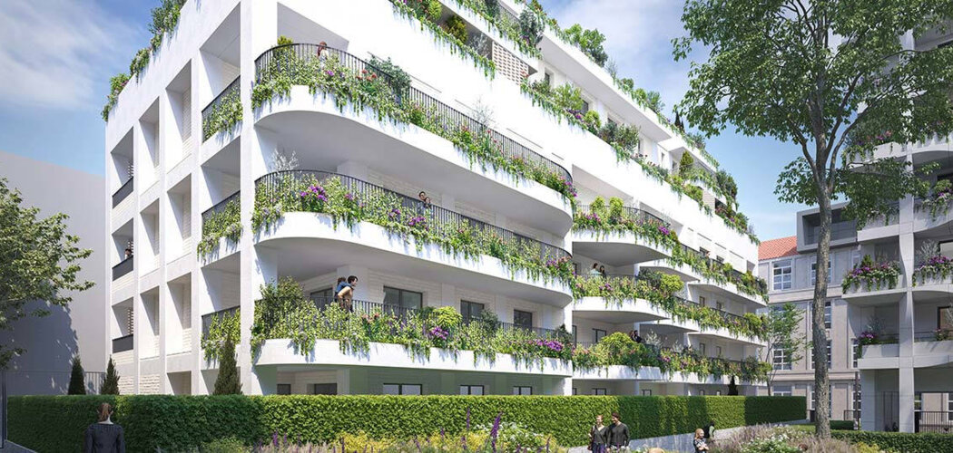 Programme immobilier neuf RESIDENCE THEIA - Montpellier : Appartements T2–T5 avec terrasses, parking sécurisé et proximité parc Montcalm (34000) - Référence : 14814