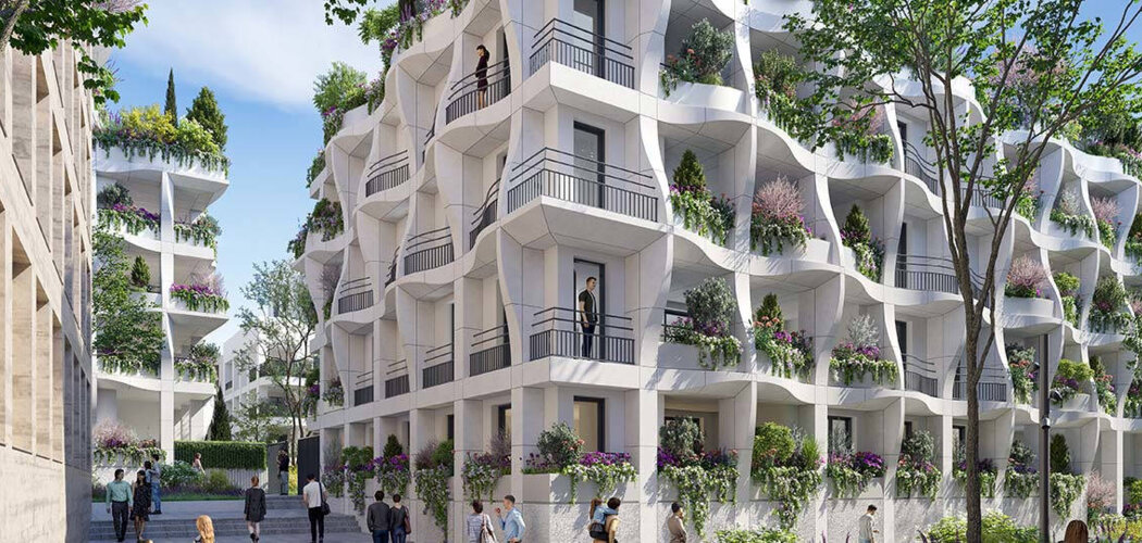 Programme immobilier neuf RESIDENCE THEIA - Montpellier : Appartements T2–T5 avec terrasses, parking sécurisé et proximité parc Montcalm (34000) - Référence : 14814