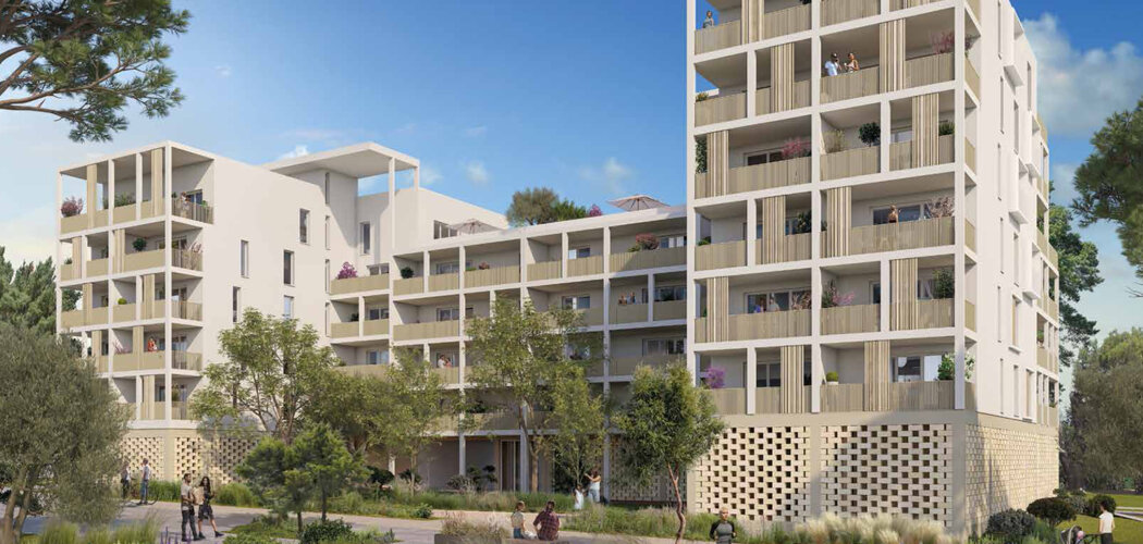 Programme immobilier neuf Ostarel - Montpellier, écoquartier de la Restanque à proximité des plages (34000) - Référence : 15162