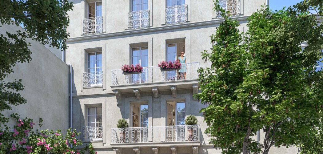 Programme immobilier neuf VILLA ANDRE - Montpellier Gambetta : 16 appartements neufs éligibles au Déficit Foncier (34000) - Référence : 15147