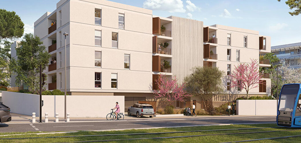 Programme immobilier neuf ATRIA - Montpellier proche centre avec tram et quartier en évolution (34000) - Référence : 17146