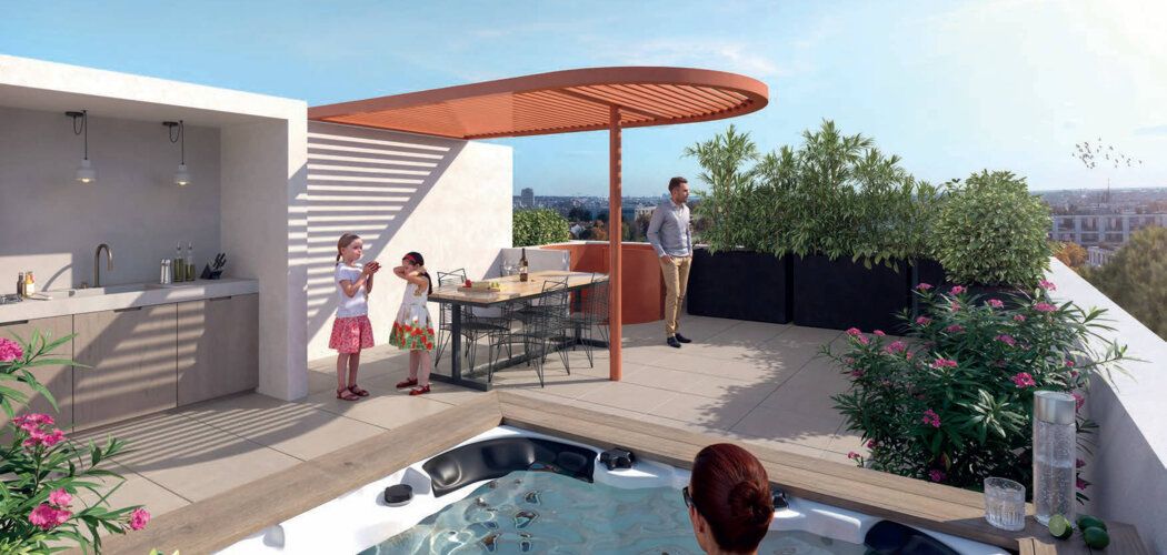 Programme immobilier neuf clair de lum - Montpellier – Quartier EAI / Cité Créative à deux pas du tramway (34000) - Référence : 11856