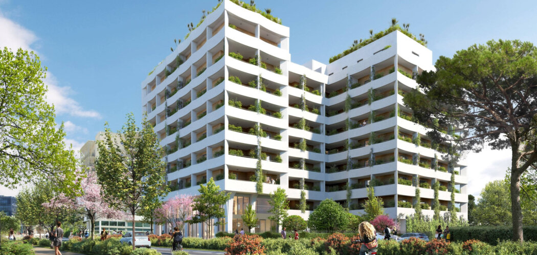 Programme immobilier neuf villa laures - Montpellier quartier Nouvelle Mairie près tram et centre ville (34000) - Référence : 9067