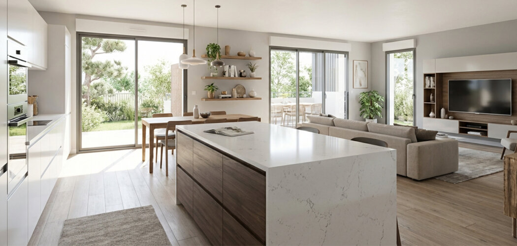 Programme immobilier neuf patio quattro camini - Montpellier résidence intimiste avec vie de quartier proche hypercentre (34000) - Référence : 16803