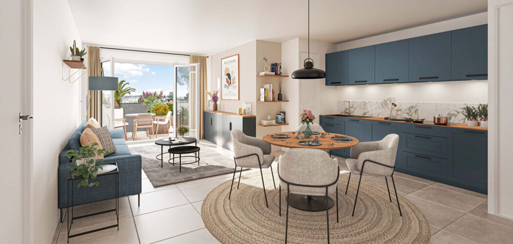 Programme immobilier neuf Terra Sud - Montpellier résidence neuve à 200 m du tram T4 (34000) - Référence : 17416