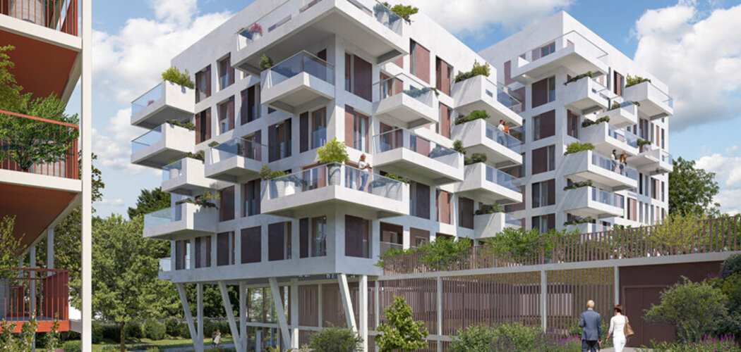Programme immobilier neuf Terra Alba - Montpellier résidence végétalisée proche gare Saint-Roch (34000) - Référence : 17800