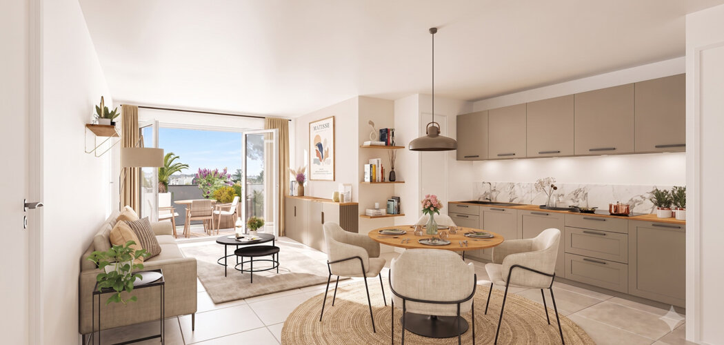 Programme immobilier neuf Terra Alba - Montpellier résidence végétalisée proche gare Saint-Roch (34000) - Référence : 17800