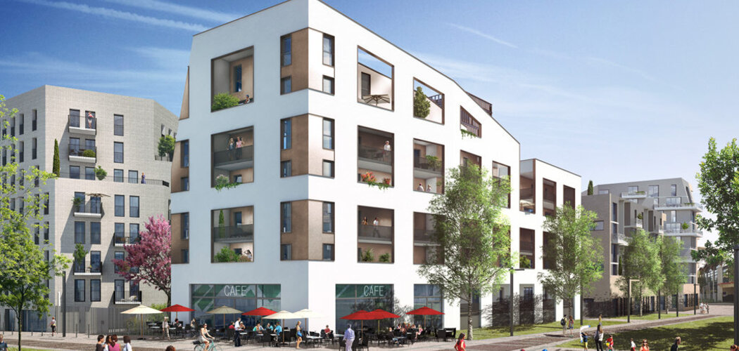 Programme immobilier neuf QUARTIER NATURE - Montreuil : 70 appartements T1–T5 avec balcons, terrasses et luminosité dans le quartier Branly-Boissière (93100) - Référence : 11763