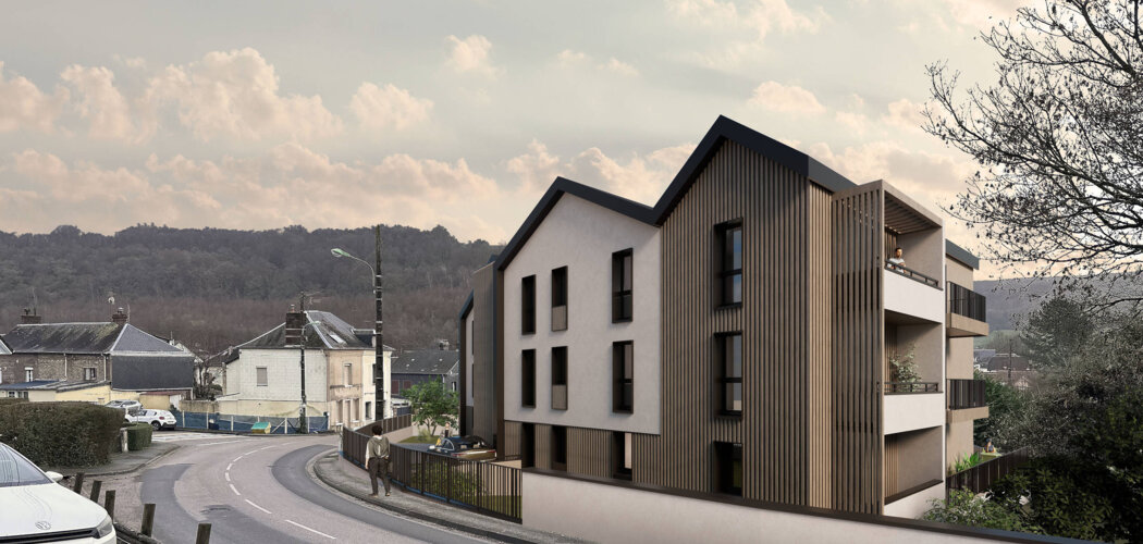 Programme immobilier neuf La Fontaine - Montville à proximité du centre-ville (76710) - Référence : 16239