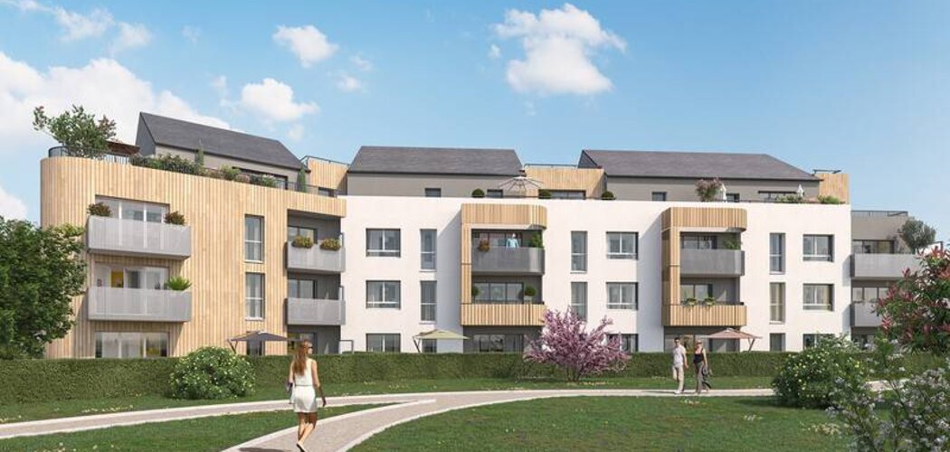 Programme immobilier neuf Bohème - Mordelles : appartements neufs du 2 au 4 pièces en centre-ville verdoyant (35310) - Référence : 14924