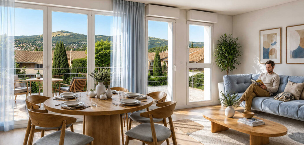 Programme immobilier neuf Le Clos de la Magnanerie - Mouans-Sartoux proche de Sophia Antipolis et Cannes (06370) - Référence : 18354