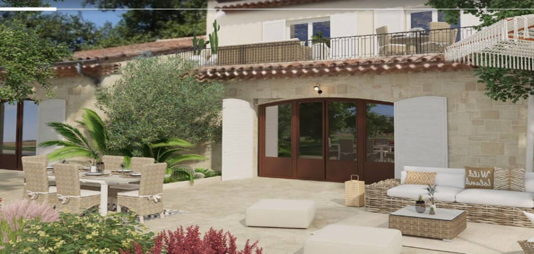 Programme immobilier neuf VILLA MARJOLAINE - Mouans-Sartoux réhabilitation de charme à deux pas de la mer (06370) - Référence : 12046