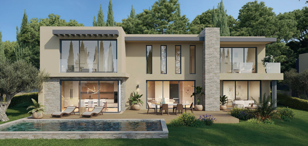 Programme immobilier neuf LES COSTES - DOMAINE PRIVE - Mougins domaine privé villas de luxe à quelques minutes du Vieux Village (06250) - Référence : 17154