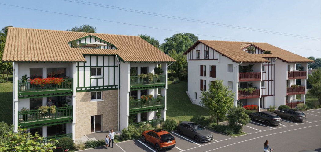 Programme immobilier neuf DOMAINE D OSTEBERRIA - Mouguerre à proximité de  Bayonne en 15 min (64990) - Référence : 15859