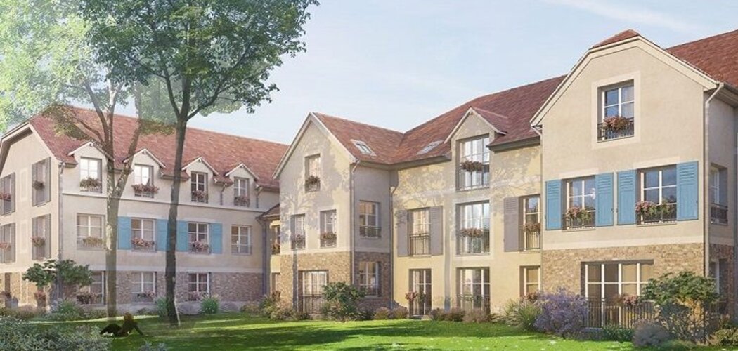 Programme immobilier neuf LA VILLA CONTI - Mours : 33 appartements T2–T3 avec prestations premium et jardin paysager proche de l’Isle Adam (95260) - Référence : 867