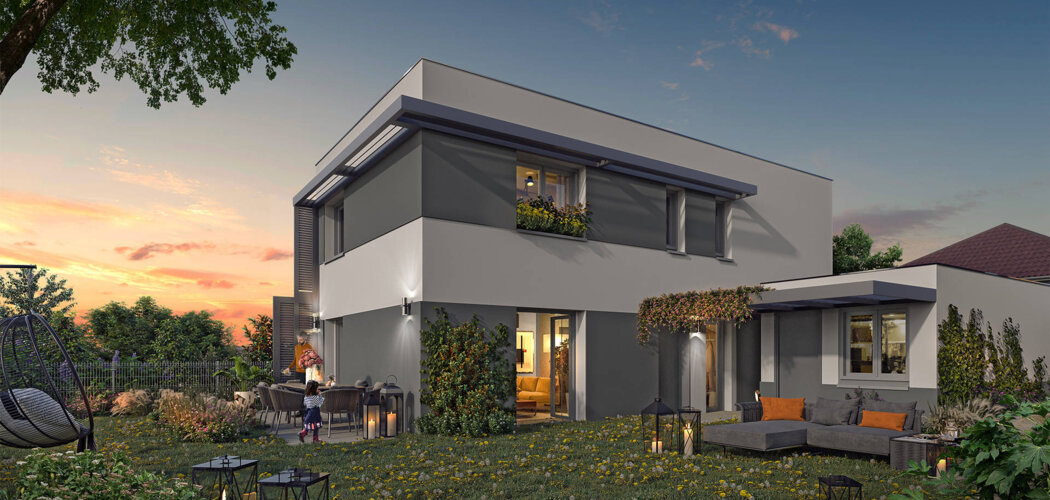 Programme immobilier neuf Les jardins des Prés Nouveaux - Mouxy : Appartements T2–T4 et maisons T5 avec balcons, jardins et proximité pistes de ski à 30 min (73100) - Référence : 6597