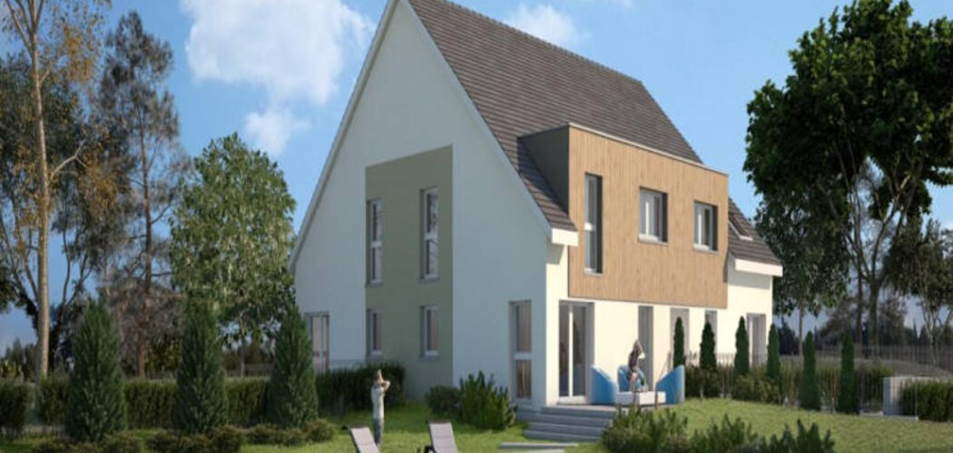 Programme immobilier neuf LES CARRÉS JAZZ - Muespach-Le-Haut : Maisons T5 avec jardins arborés et garages à 15 km de Bâle (68640) - Référence : 3417