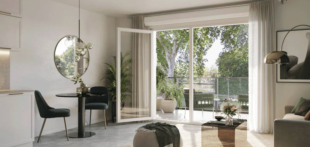 Programme immobilier neuf Les Bateliers -  Mulhouse : appartements neufs du 2 au 5 pièces à 10 min du centre-ville (68100) - Référence : 15553